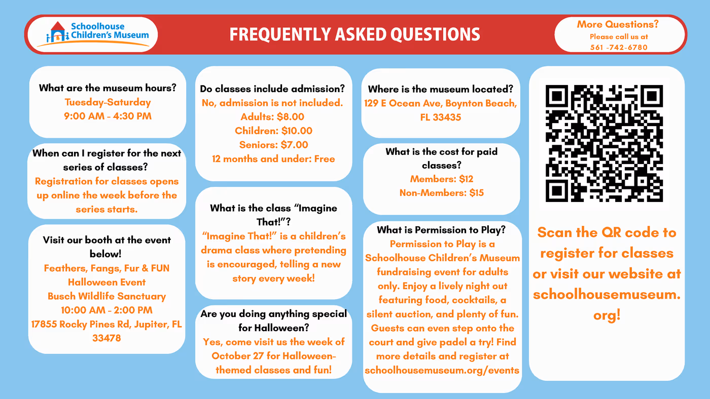 Weekly Classes Calendar FAQ